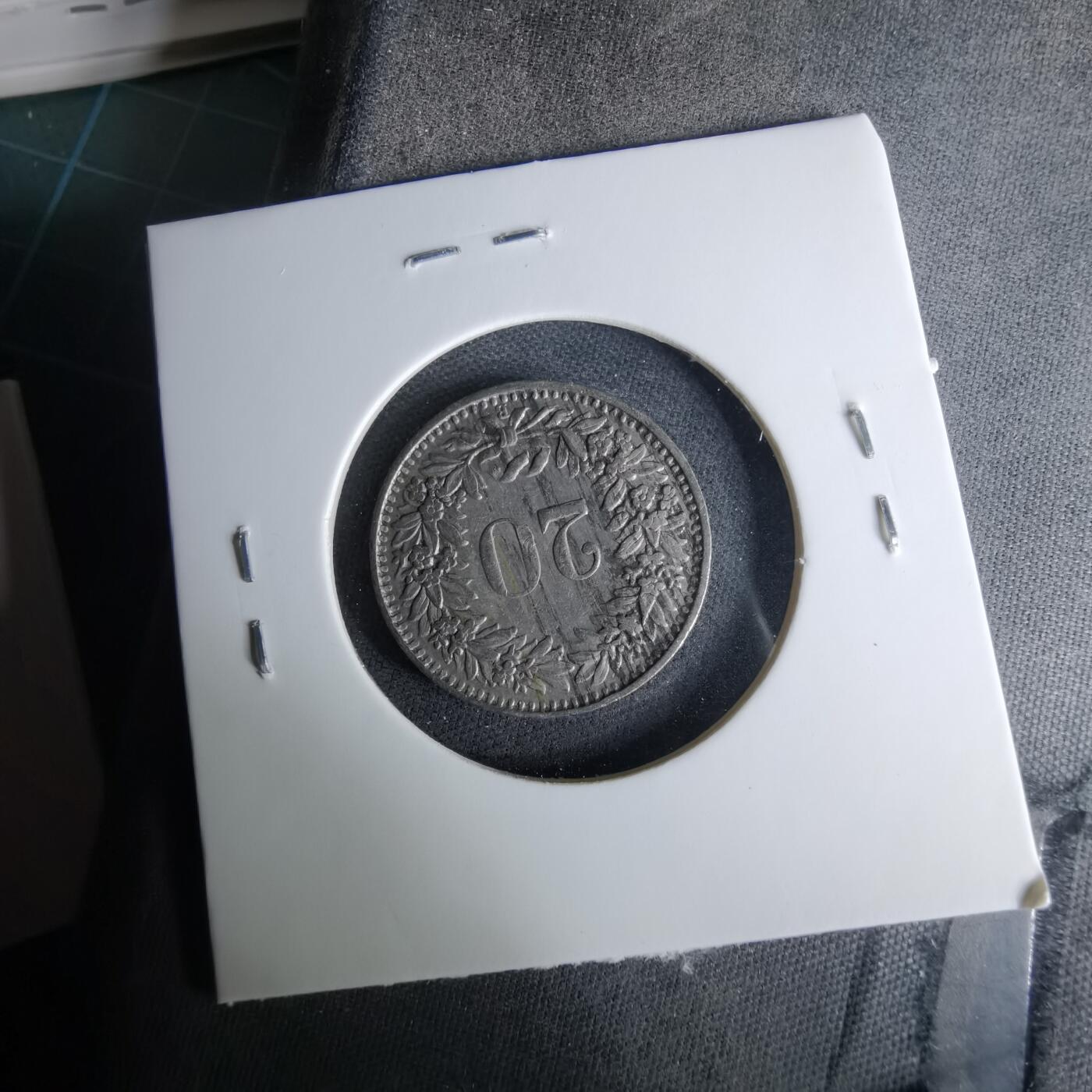 沼泽如烟--第1037场 瑞士1939年20生丁