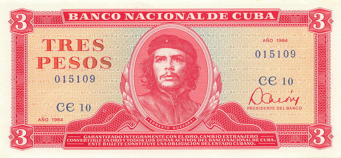 小福收藏拍卖第203期 裸钞场 本期有多张豹子号靓号 仅发行1000枚亚克力砖封蒙古20000图格里克帝国800周年纪念钞 瑞士200法郎 百慕大样钞洋葱冠全套 巴林首版大全套 卡塔尔四张套 越南 保加利亚 马其顿等多国精美纸币 古巴 1984年 3比索 无47 边缘微潮 unc