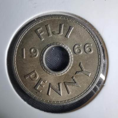 沼泽如烟--第1037场 - 斐济1966年1便士