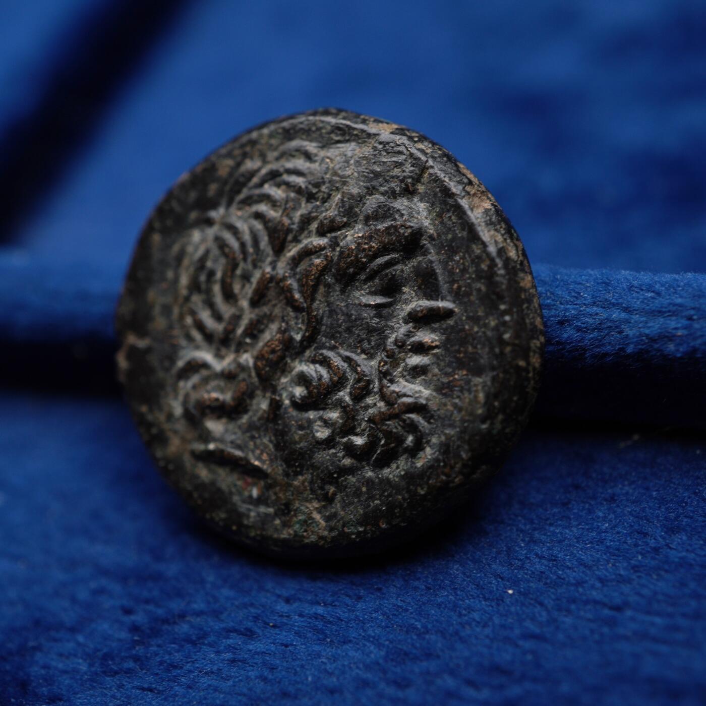 琋语集藏2026年04月欧洲古典打制币拍卖 古希腊本都王国阿米索斯宙斯与老鹰铜币