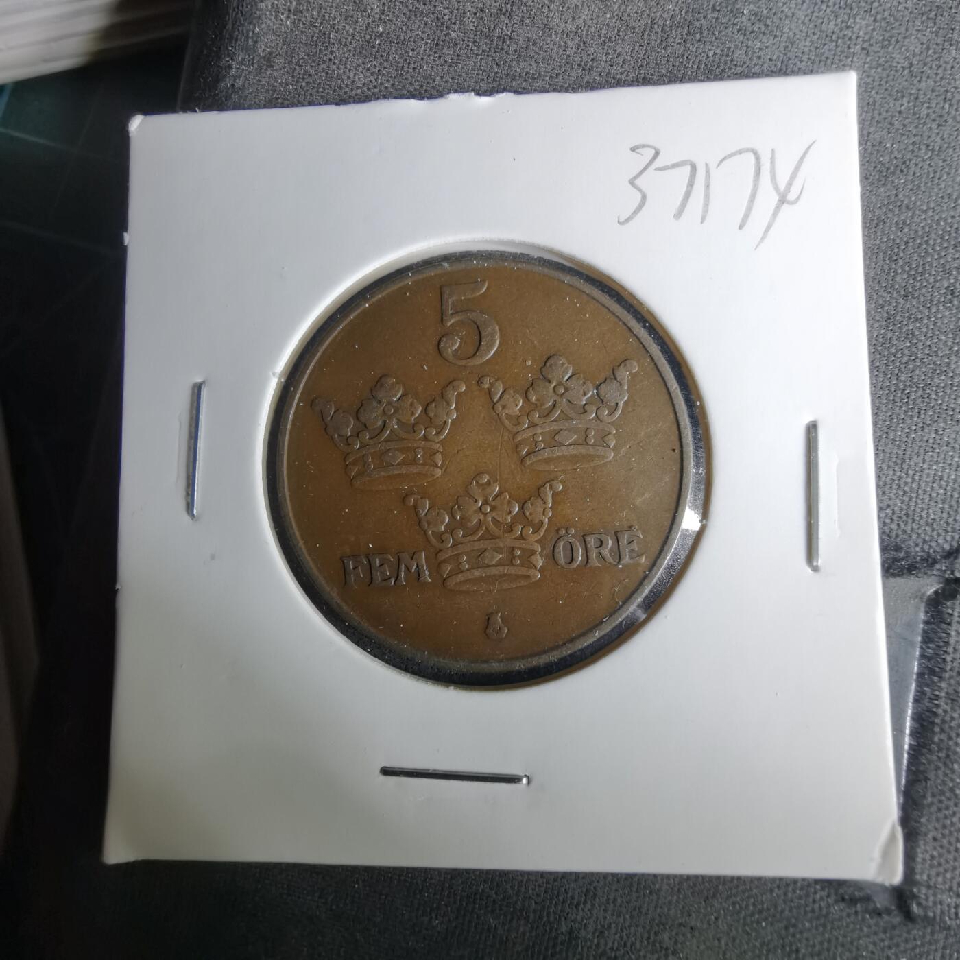 沼泽如烟--第1037场 瑞典1926年5欧尔