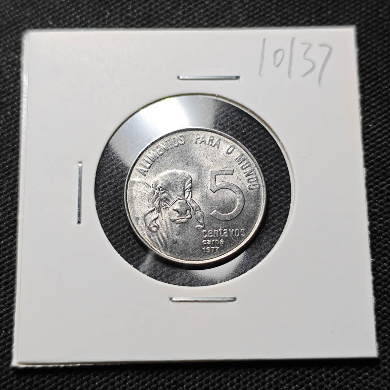 KK钱币收藏小铺  第410期 2月预留时间 周末发货  巴西5分纪念币 好品