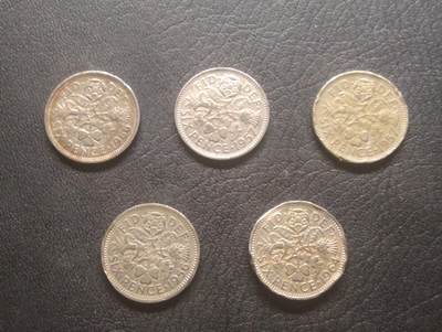 荟藏特别场次第十三期——“社长的硬币堆 精品场次” - 英国6便士批量五个