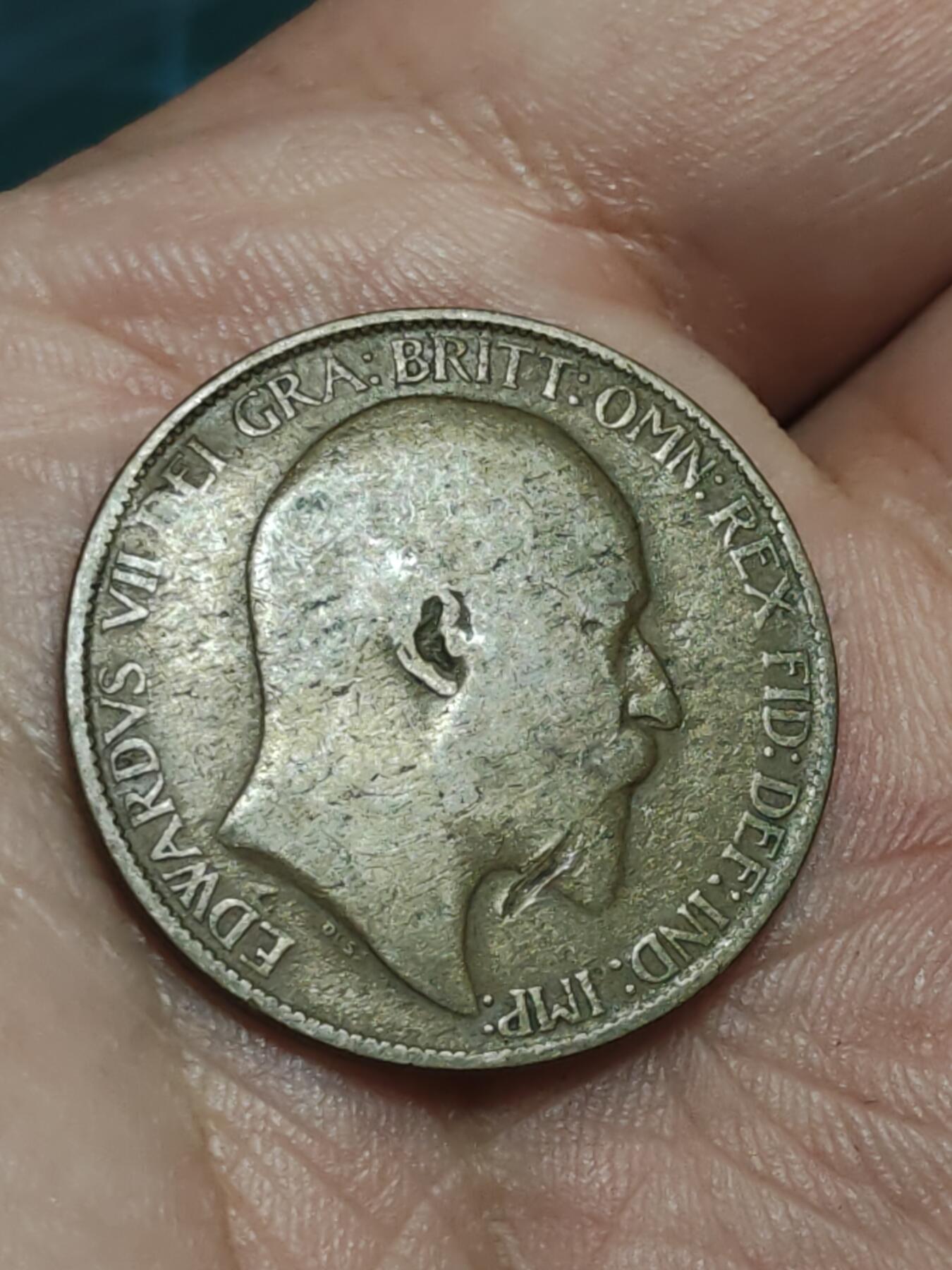 2026年第三十八场(总第二百零七场）外国好品散币场(免佣金) 英国🇬🇧1908年半便士(爱德华七世时期)