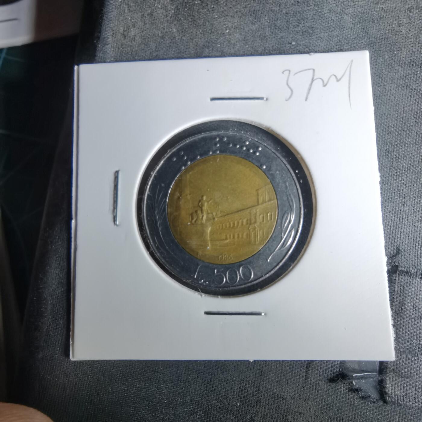 沼泽如烟--第1037场 意大利1986年500里拉