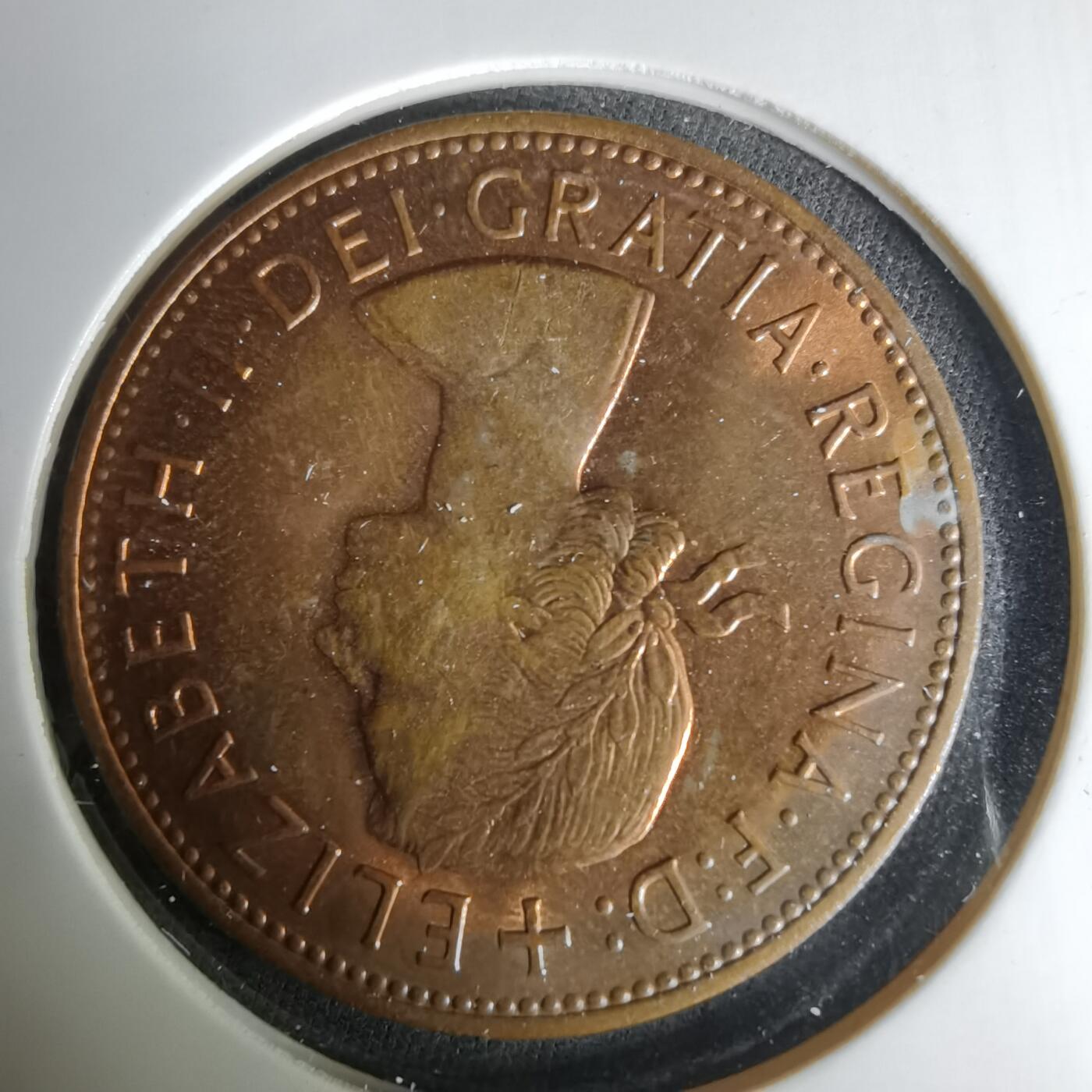 沼泽如烟--第1037场 英国1967年1便士