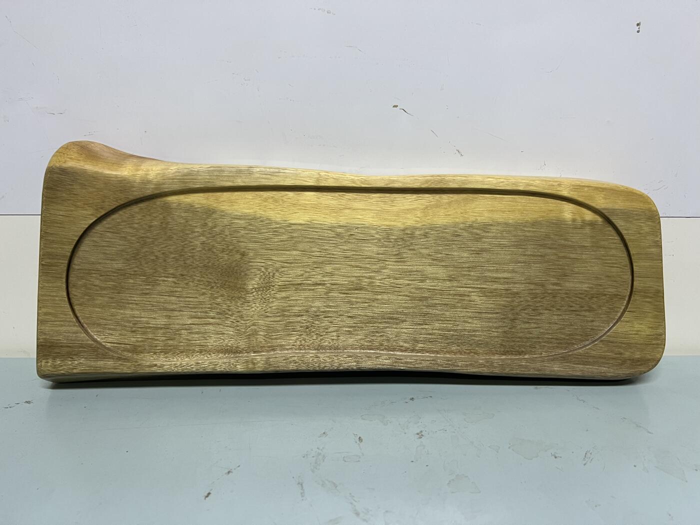 零元拍：NO.5-3金丝楠茶盘 金光闪闪。尺寸约：46/15/2.8CM。 