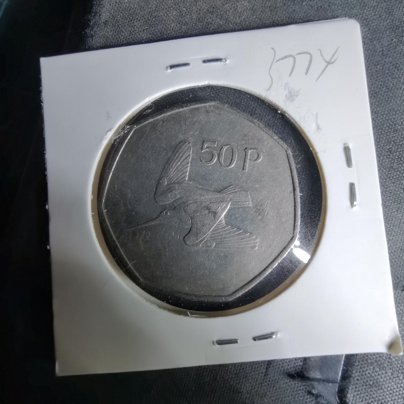 沼泽如烟--第1037场 爱尔兰1978年50便士