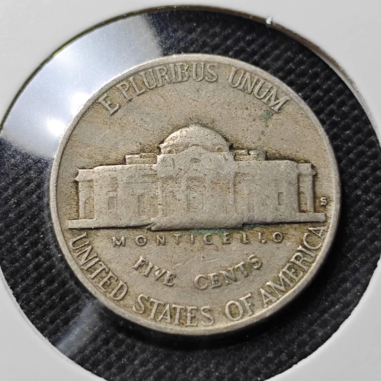 KK钱币收藏小铺  第410期 2月预留时间 周末发货  1940美国5分 早期年份