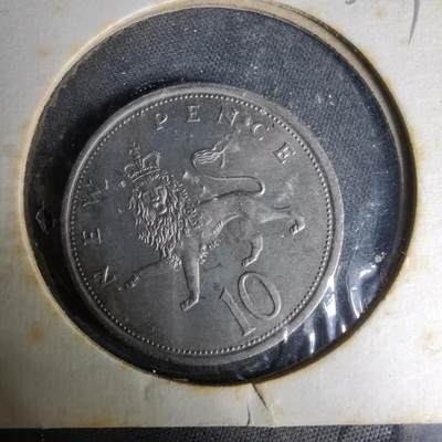 沼泽如烟--第1037场 - 英国1975年10便士