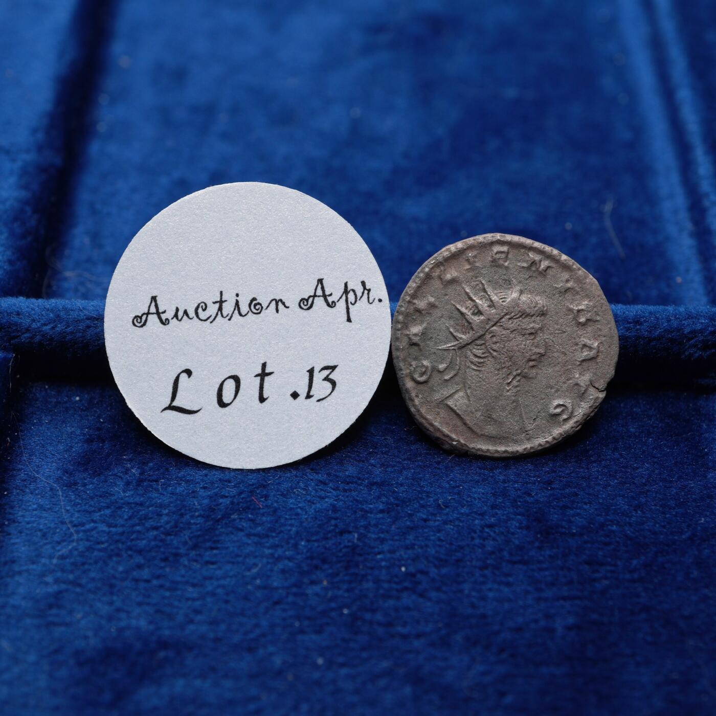 琋语集藏2026年04月欧洲古典打制币拍卖 古罗马帝国-伽里恩努斯银铜合金币