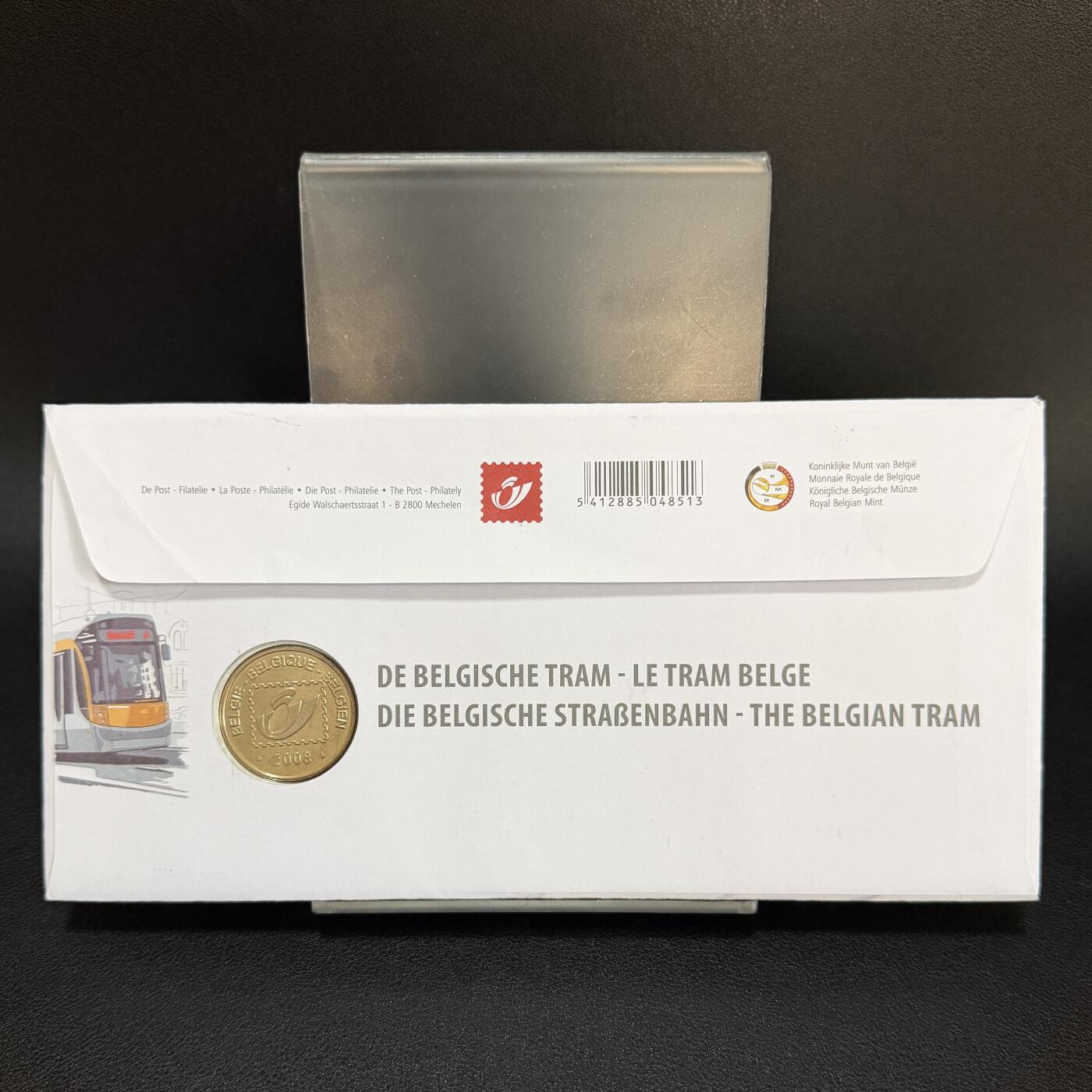 ＜星葵🌻钱币社＞第72期·东奔西走的硬币·3月31日发货 〈邮章封〉比利时2008年有轨电车纪念章
