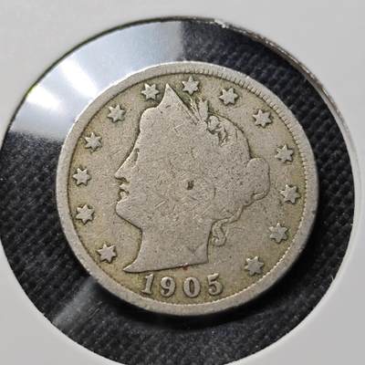 KK钱币收藏小铺  第410期 2月预留时间 周末发货 -  美国5分