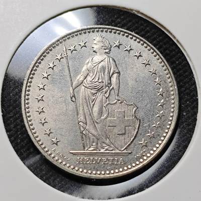 KK钱币收藏小铺  第410期 2月预留时间 周末发货 -  1988瑞士1法郎