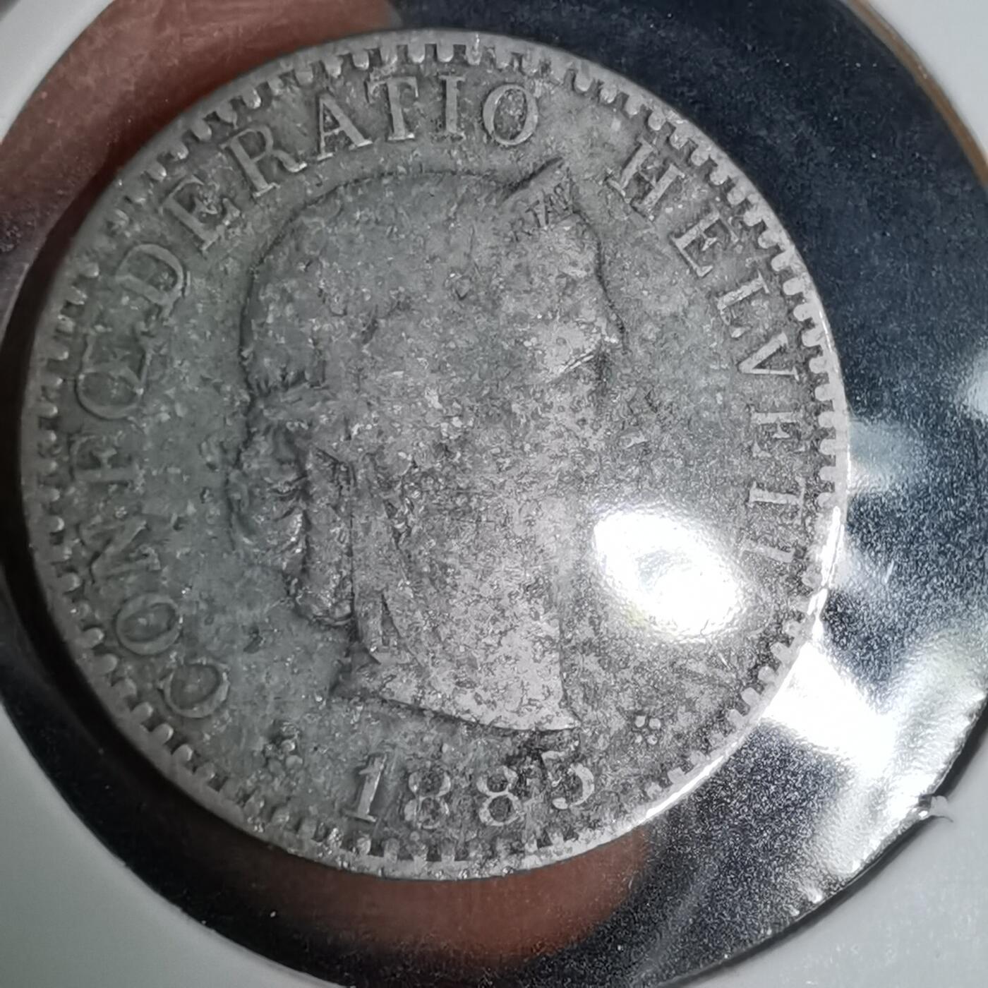 沼泽如烟--第1037场 瑞士1885年20生丁