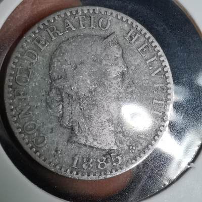 沼泽如烟--第1037场 - 瑞士1885年20生丁