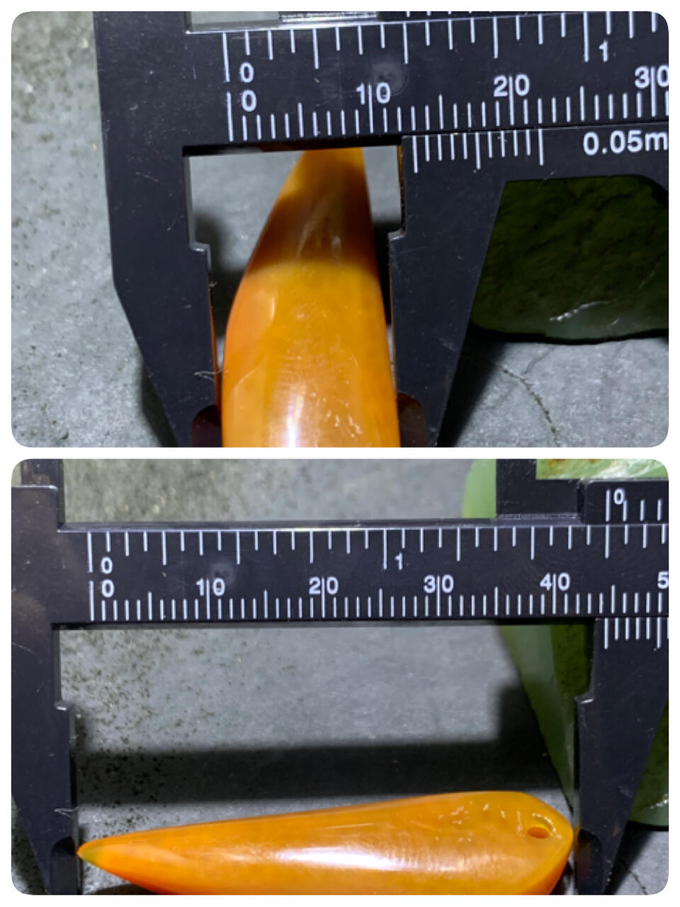 蒙料冻料战国红玛瑙通货牙形吊坠一个