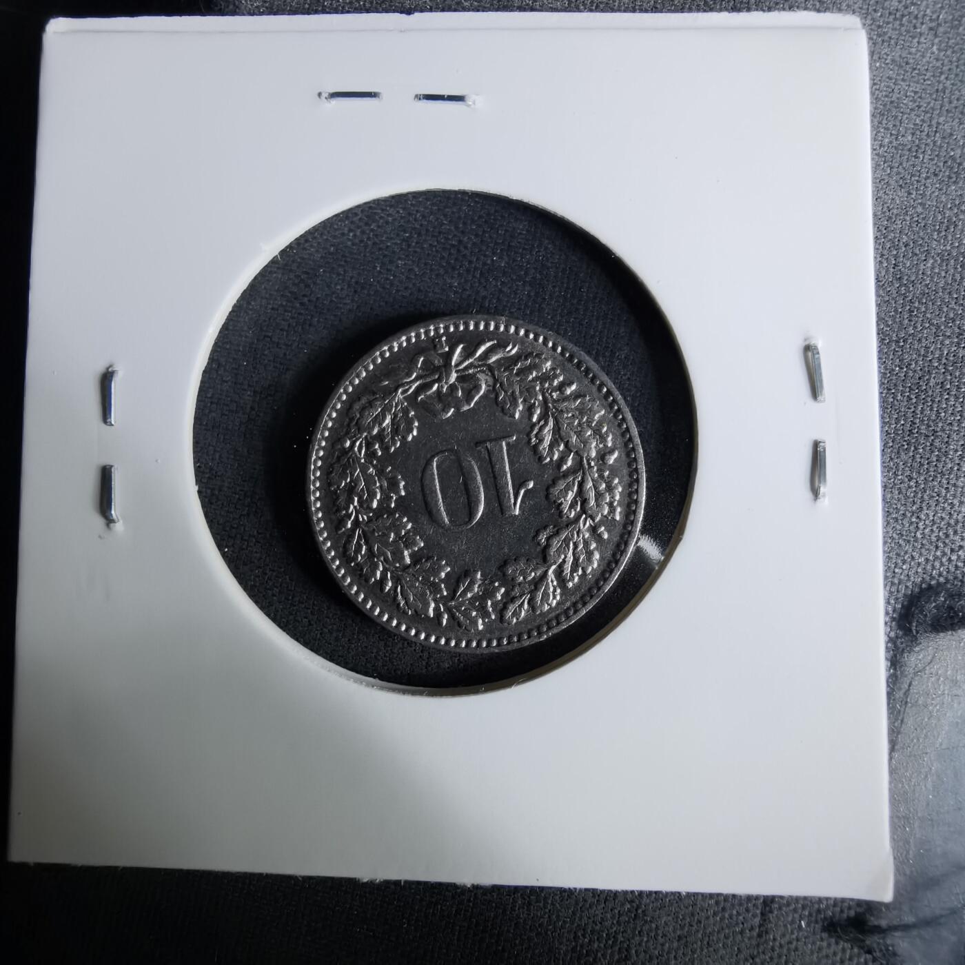 沼泽如烟--第1037场 瑞士1937年10生丁