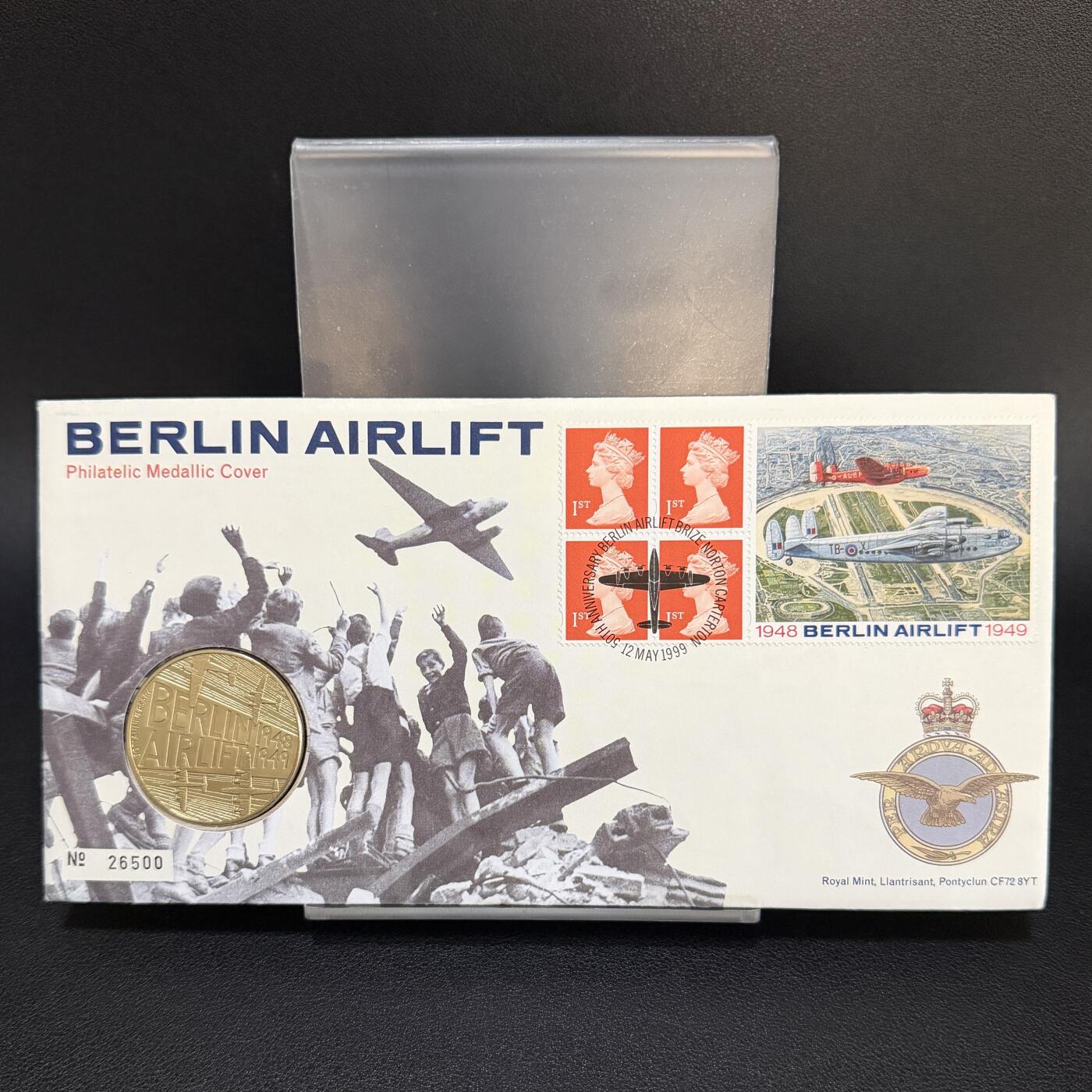 ＜星葵🌻钱币社＞第72期·东奔西走的硬币·3月31日发货 〈邮章封〉英国1999年柏林空运50周年纪念章