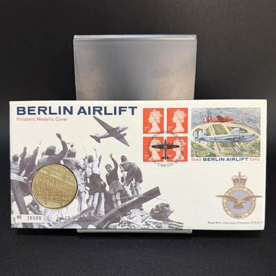 ＜星葵🌻钱币社＞第72期·东奔西走的硬币·3月31日发货 - 〈邮章封〉英国1999年柏林空运50周年纪念章