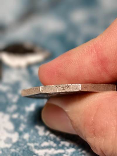 抚柳草堂-第二十八期章牌钱币  奖章勋章 满百包邮 放漏专场 1832-1841法国菲利普一世巴黎公证处八角银章 油灯边铭 950银18.9克 32.5mm 环彩漂亮 老味道难得