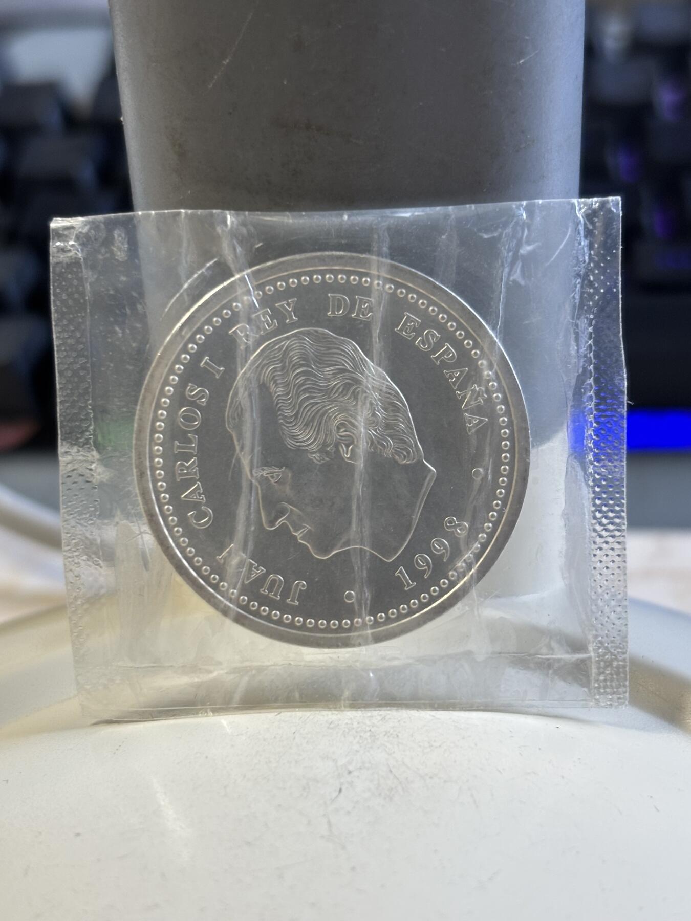 第194期拍卖 西班牙1998年菲利普二世诞辰400周年纪念银币，18.2克，925银，