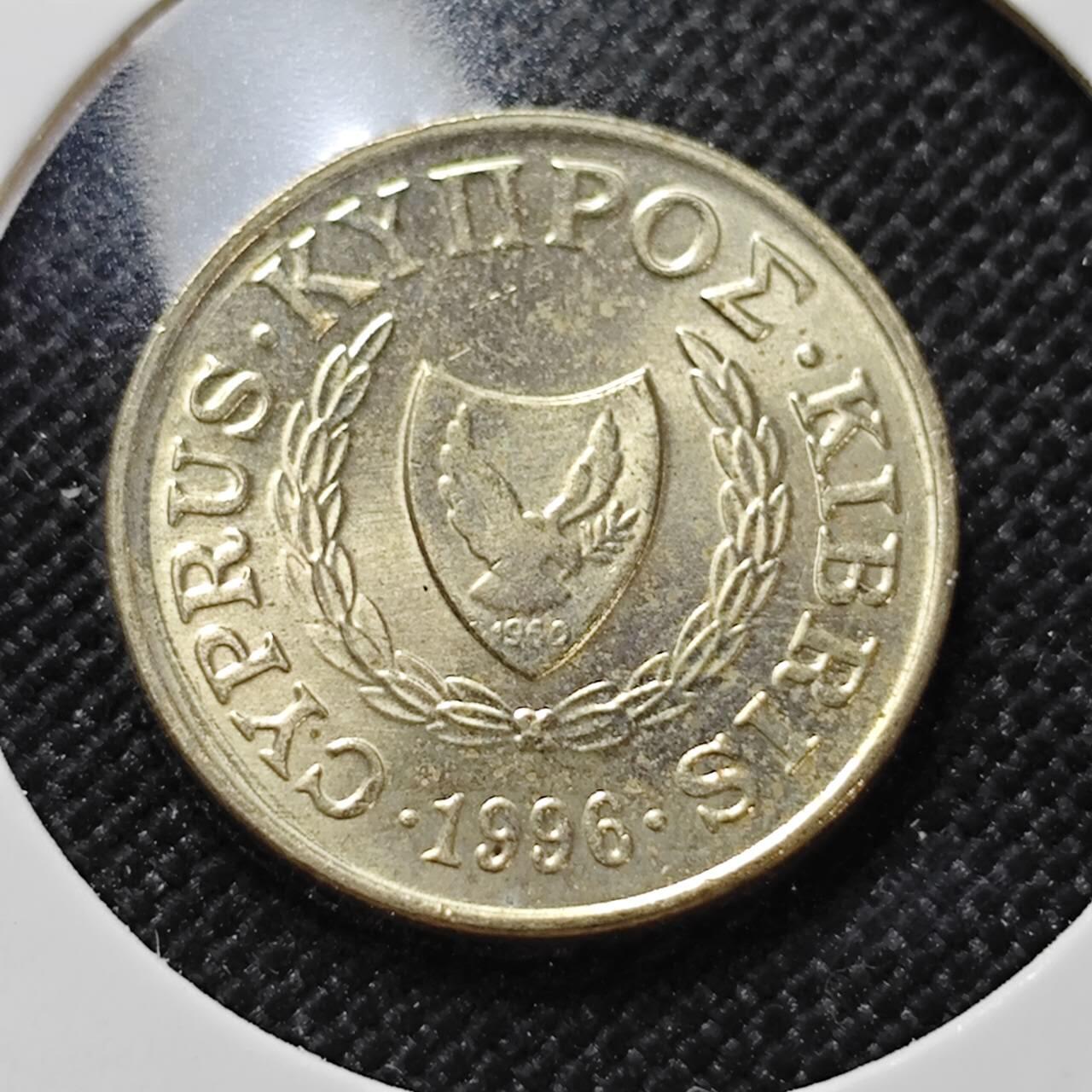 KK钱币收藏小铺  第410期 2月预留时间 周末发货  塞浦路斯2分