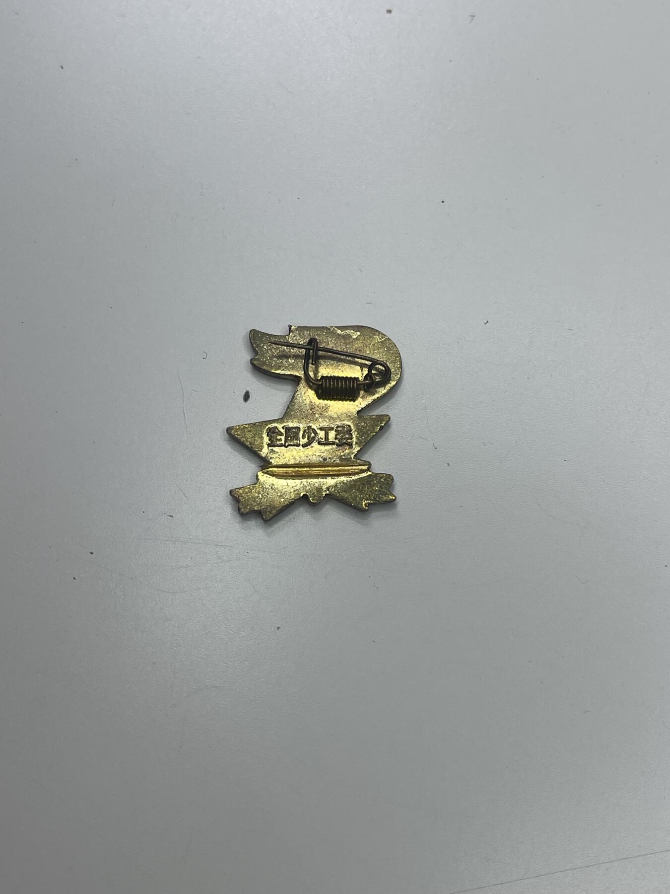 新时代收藏快速小拍 拍卖本周一线所得新货 3月29日场 全国少工委证章 发给参与少先队建设的老师们