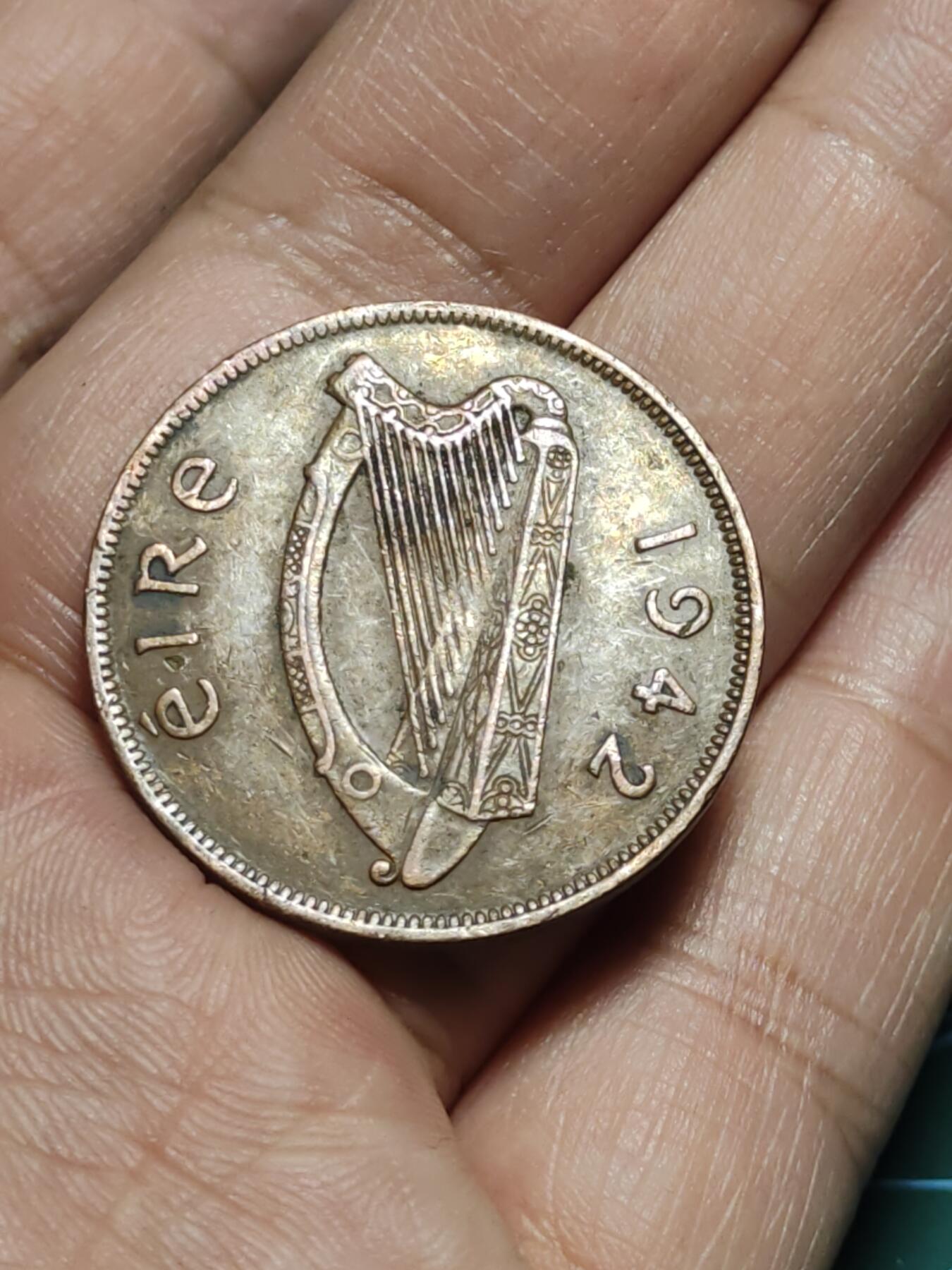 2026年第三十八场(总第二百零七场）外国好品散币场(免佣金) 爱尔兰🇮🇪1942年1便士(共和国时期第一套)