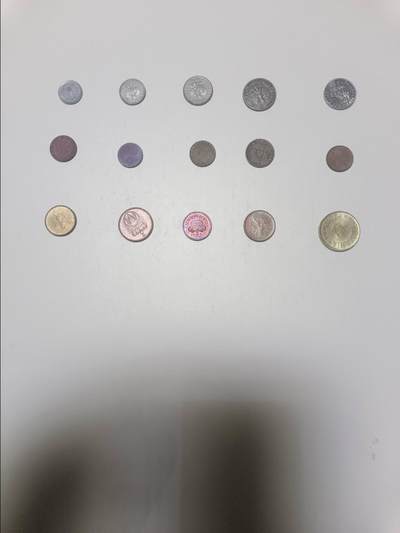 【20260330】非全新纸币和硬币第351场 - 欧洲国家15枚硬币