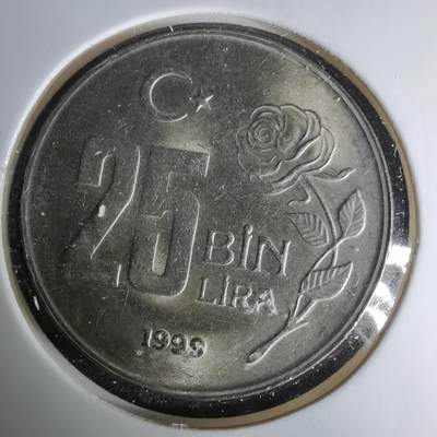 沼泽如烟--第1037场 - 土耳其1999年2.5万里拉