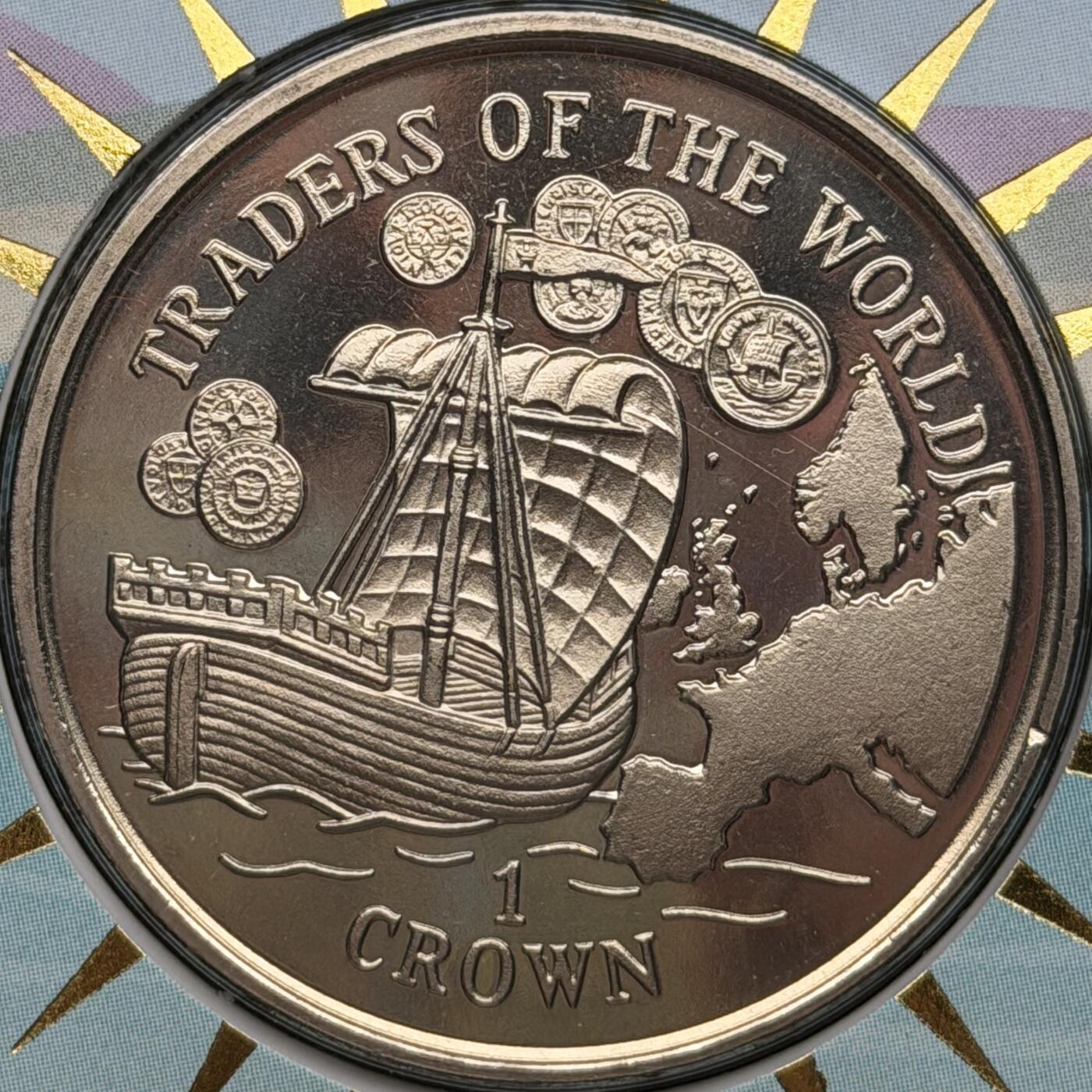 ＜星葵🌻钱币社＞第72期·东奔西走的硬币·3月31日发货 〈邮币封〉直布罗陀1998年汉萨同盟1克朗纪念币