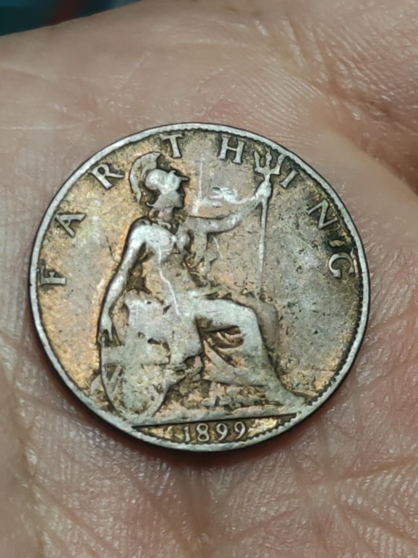 2026年第三十八场(总第二百零七场）外国好品散币场(免佣金) 英国🇬🇧1899年1法新(维多利亚女王老年披纱)