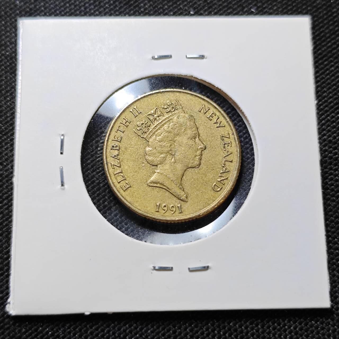 KK钱币收藏小铺  第410期 2月预留时间 周末发货  新西兰1元