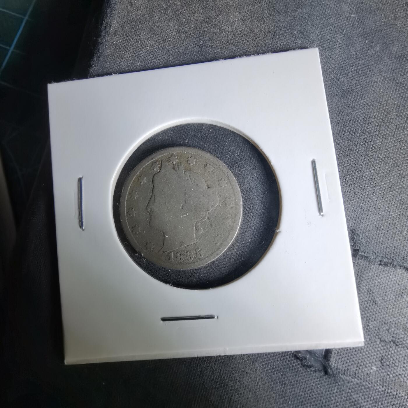 沼泽如烟--第1037场 美国1895年五分