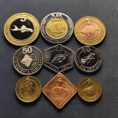 【全场包邮】纯粹捡漏拍518场 - 【商业币】卡奔达2001-2006年9枚套币