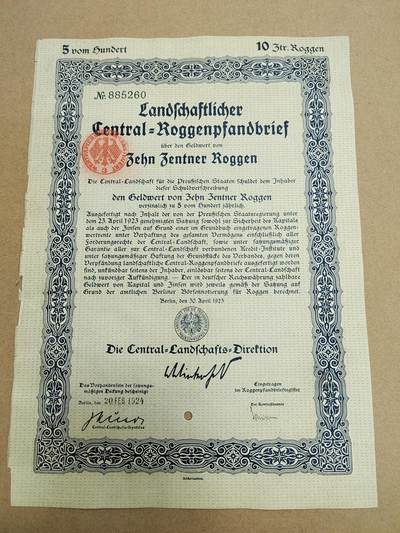 PCAI钱币  28-790 钱币证章邮票小专场 - 德国早期二战之前的公债或股票