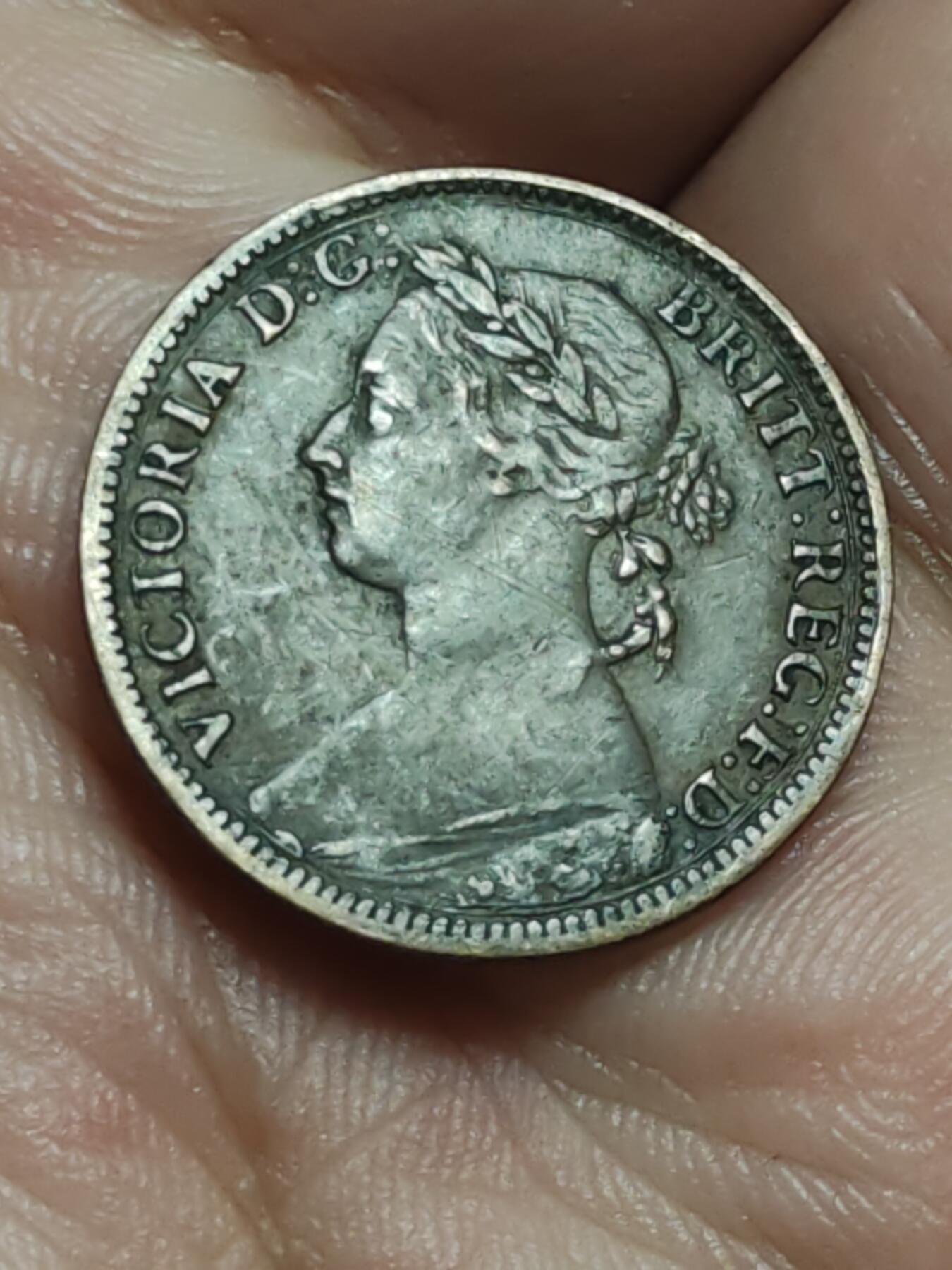 2026年第三十八场(总第二百零七场）外国好品散币场(免佣金) 英国🇬🇧1884年1法新(维多利亚女王中年桂冠第三版)