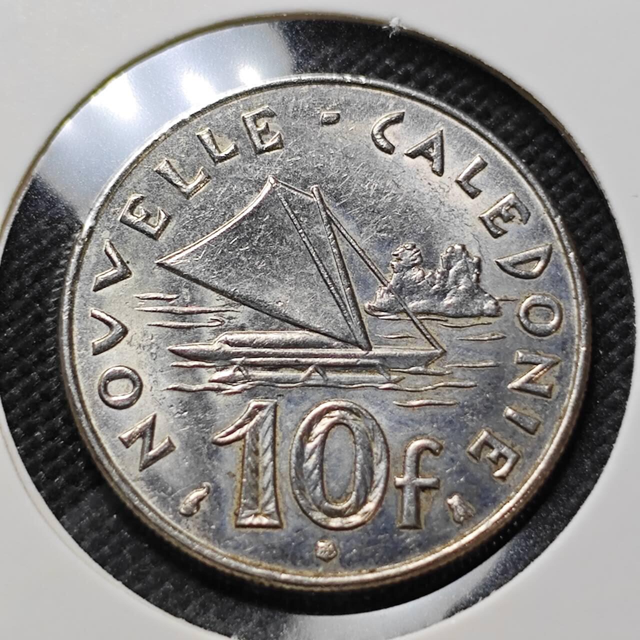 KK钱币收藏小铺  第410期 2月预留时间 周末发货  1996法属新喀里多尼亚10法郎