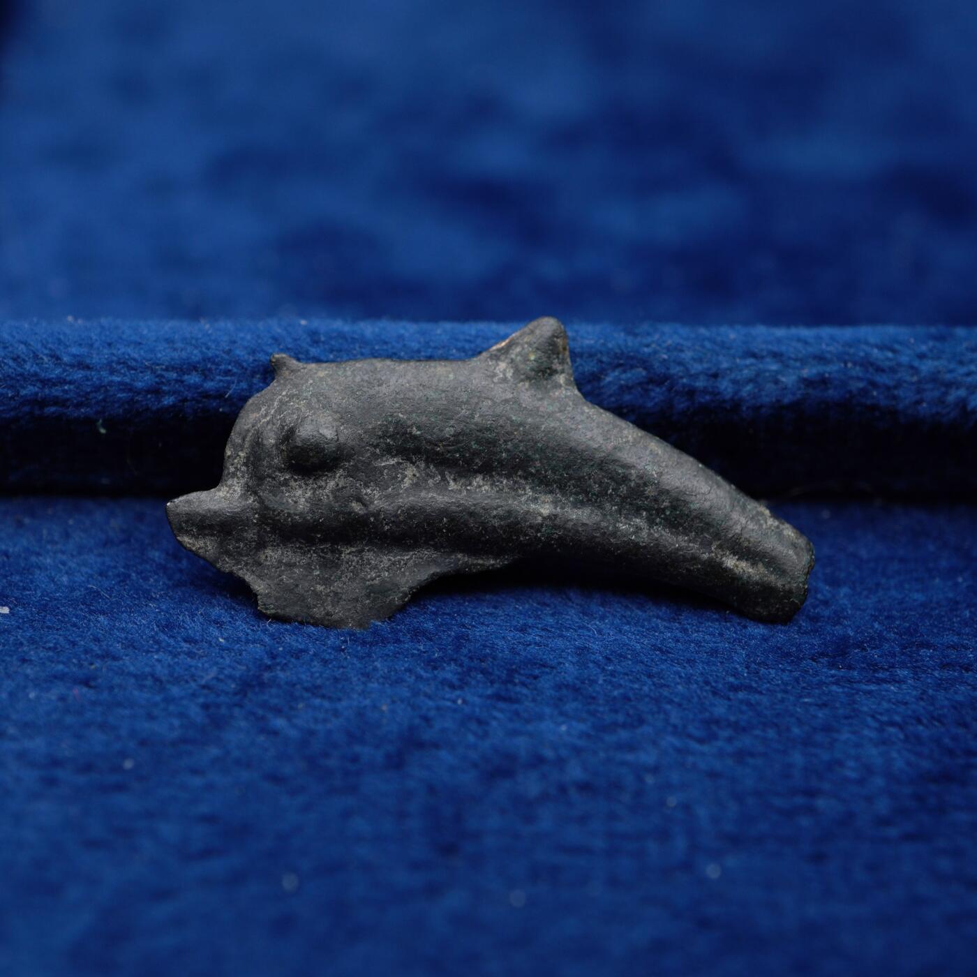 琋语集藏2026年04月欧洲古典打制币拍卖 古希腊黑海北岸-奥尔比亚 海豚型铸造铜币