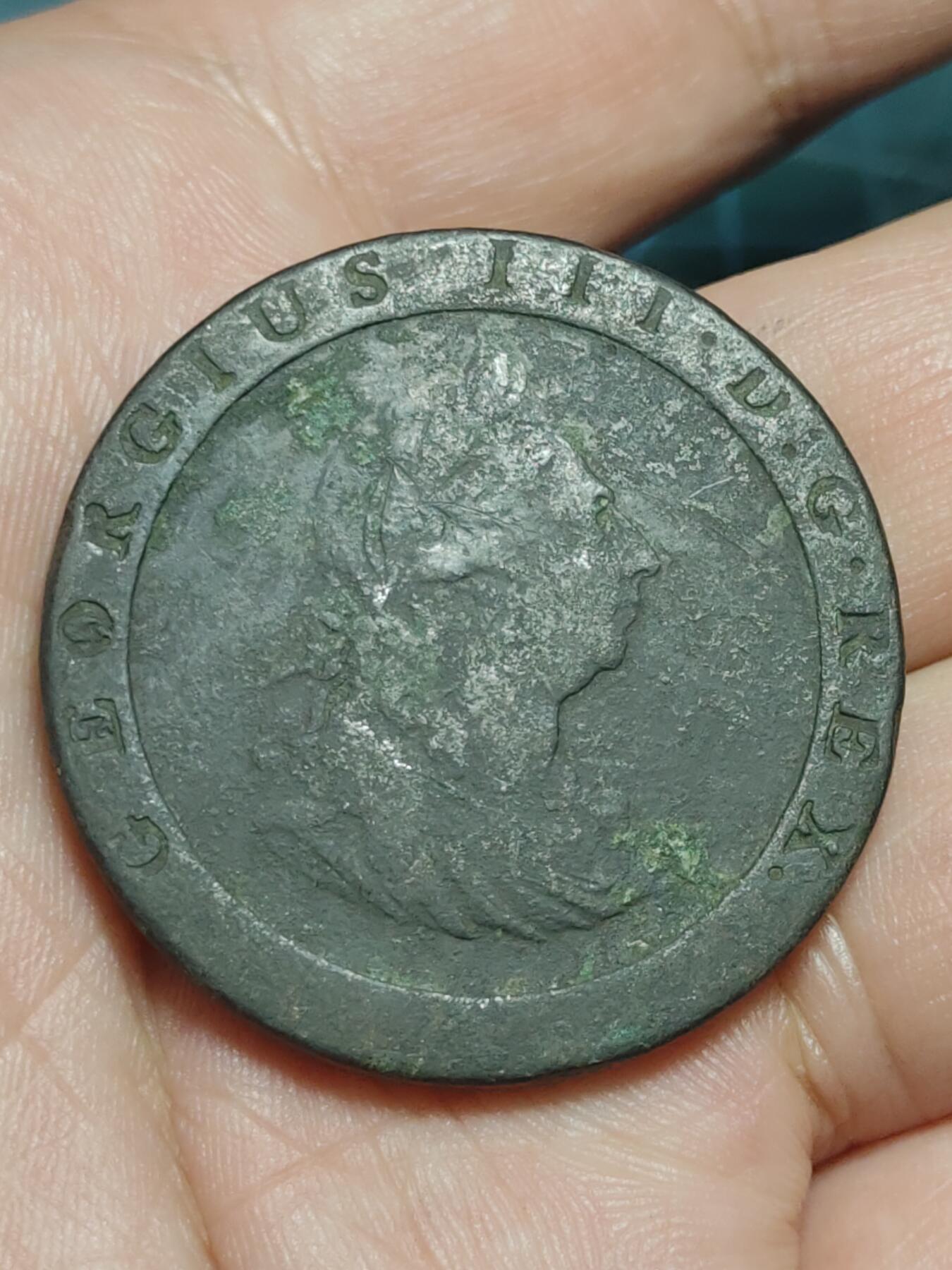 2026年第三十八场(总第二百零七场）外国好品散币场(免佣金) 英国🇬🇧1797年车轮1便士大铜币(乔治三世时期)