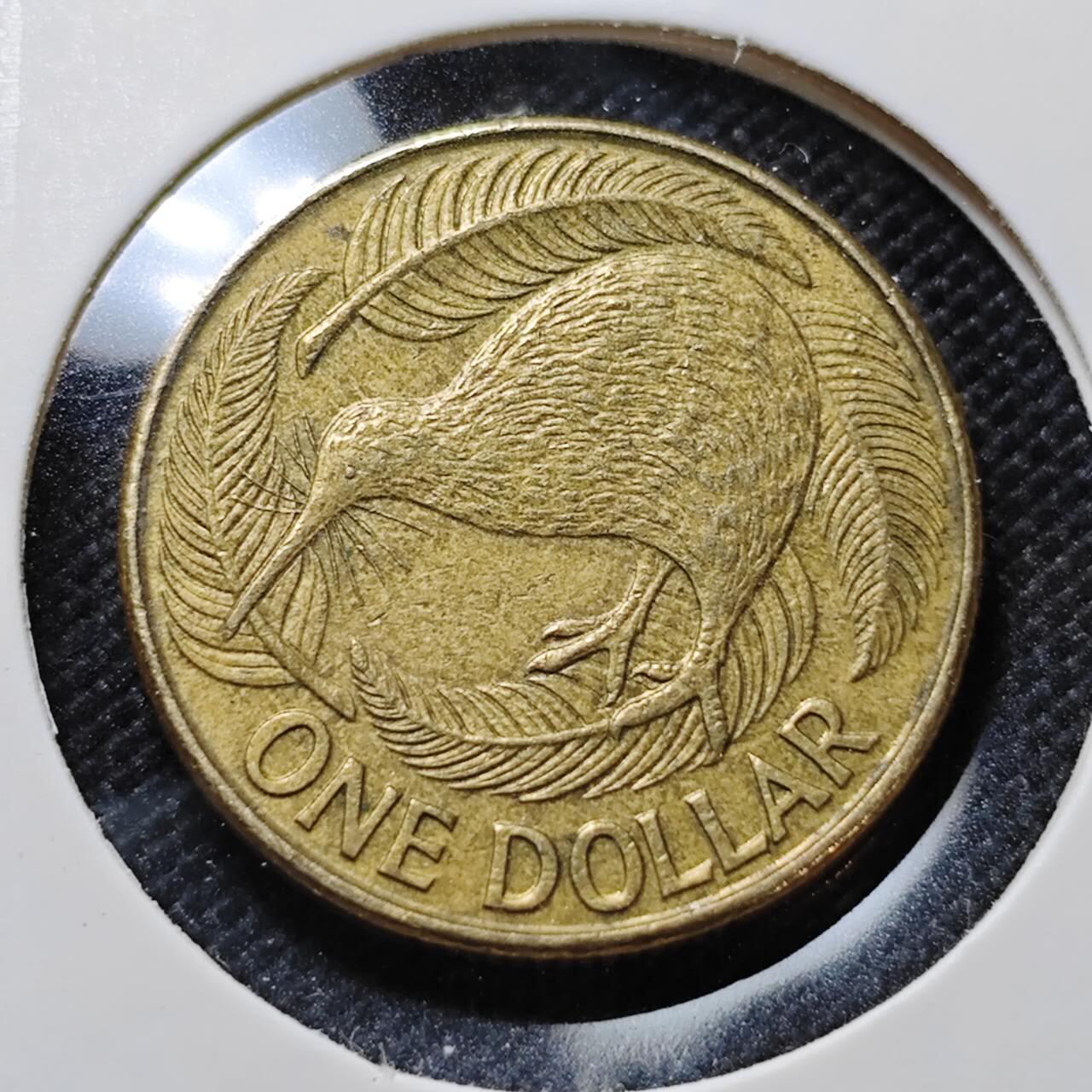 KK钱币收藏小铺  第410期 2月预留时间 周末发货  新西兰1元