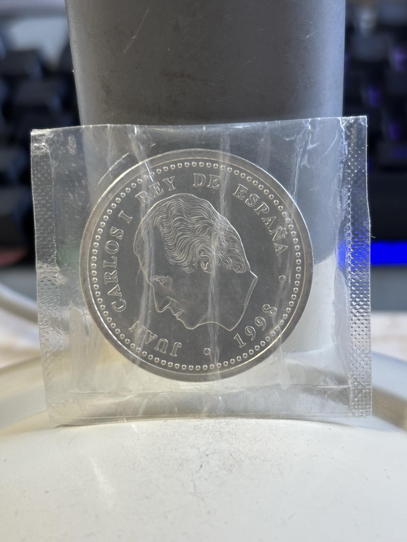 第194期拍卖 西班牙1998年菲利普二世诞辰400周年纪念银币，18.2克，925银，