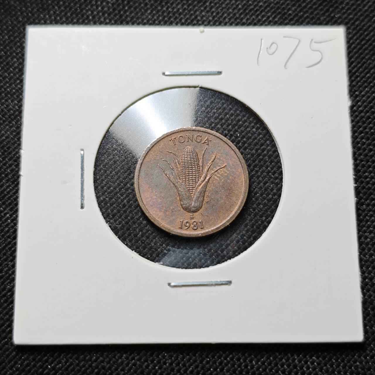 KK钱币收藏小铺  第410期 2月预留时间 周末发货  汤加1分铜币