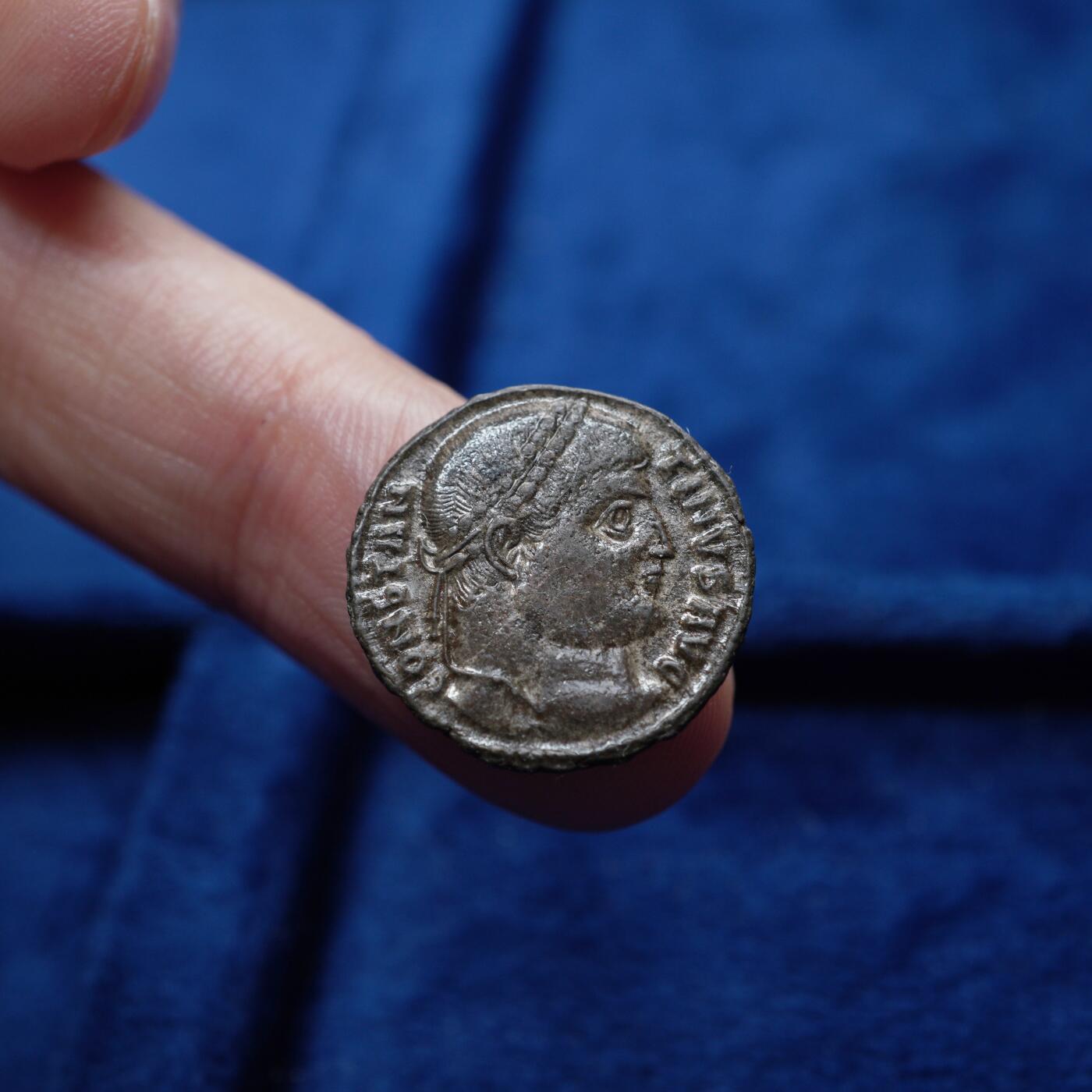 琋语集藏2026年04月欧洲古典打制币拍卖 古罗马帝国-君士坦丁大帝洗银币