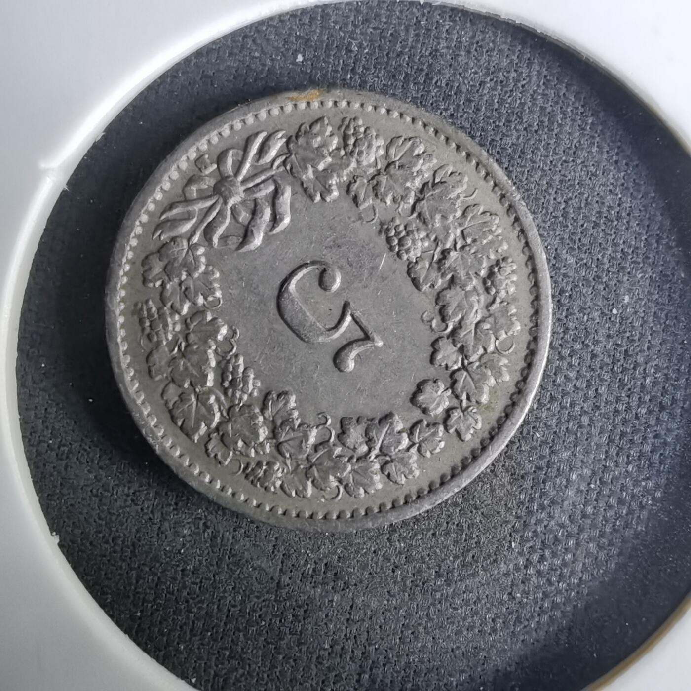 沼泽如烟--第1037场 瑞士1955年5生丁