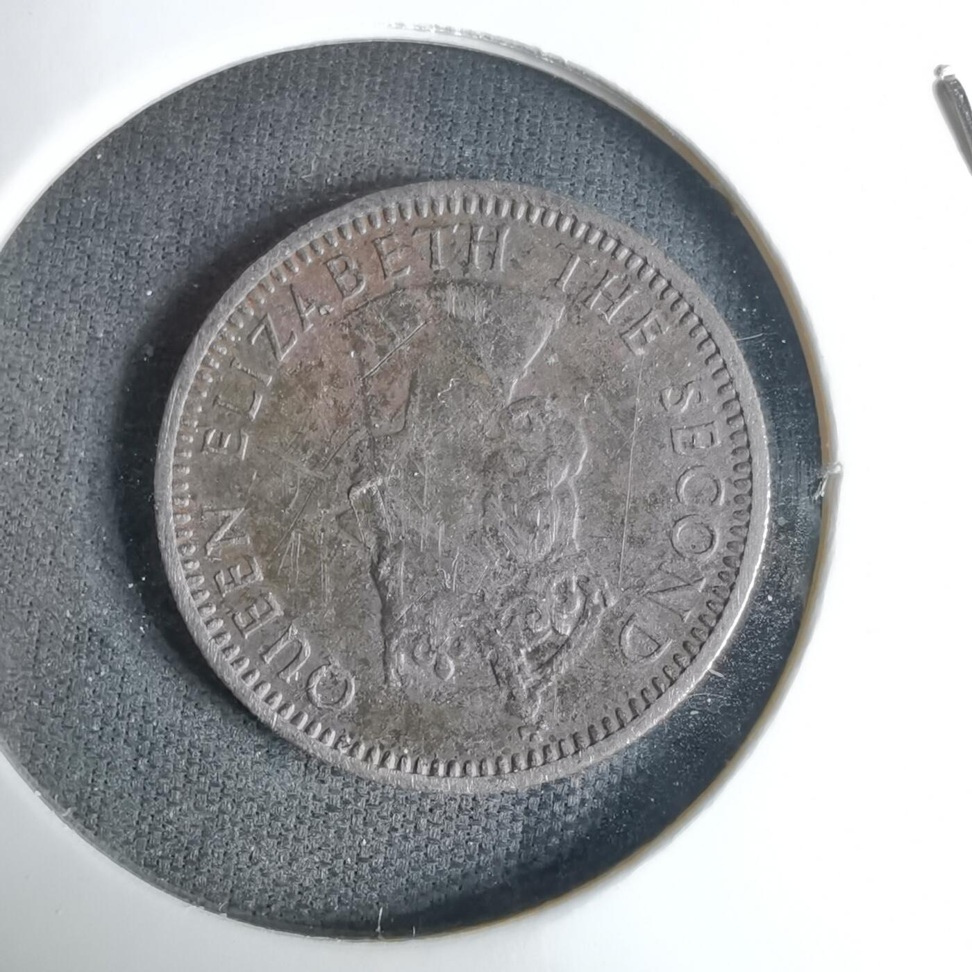 沼泽如烟--第1037场 斐济1962年6便士