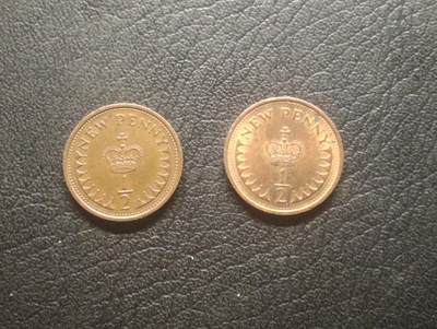 荟藏特别场次第十三期——“社长的硬币堆 精品场次” - 英国1/2新便士批量两个