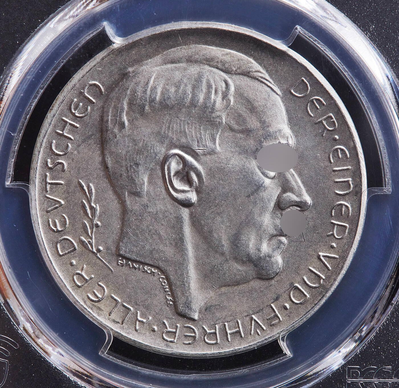 【俄甄集藏】2026年(050)04-01星期三 晚 19:30 全场包邮 德国第三帝国1938年纪念吞并奥地利银章，PCGS SP63，磨砂底板，名誉品种，原图联系客服或至官网查询