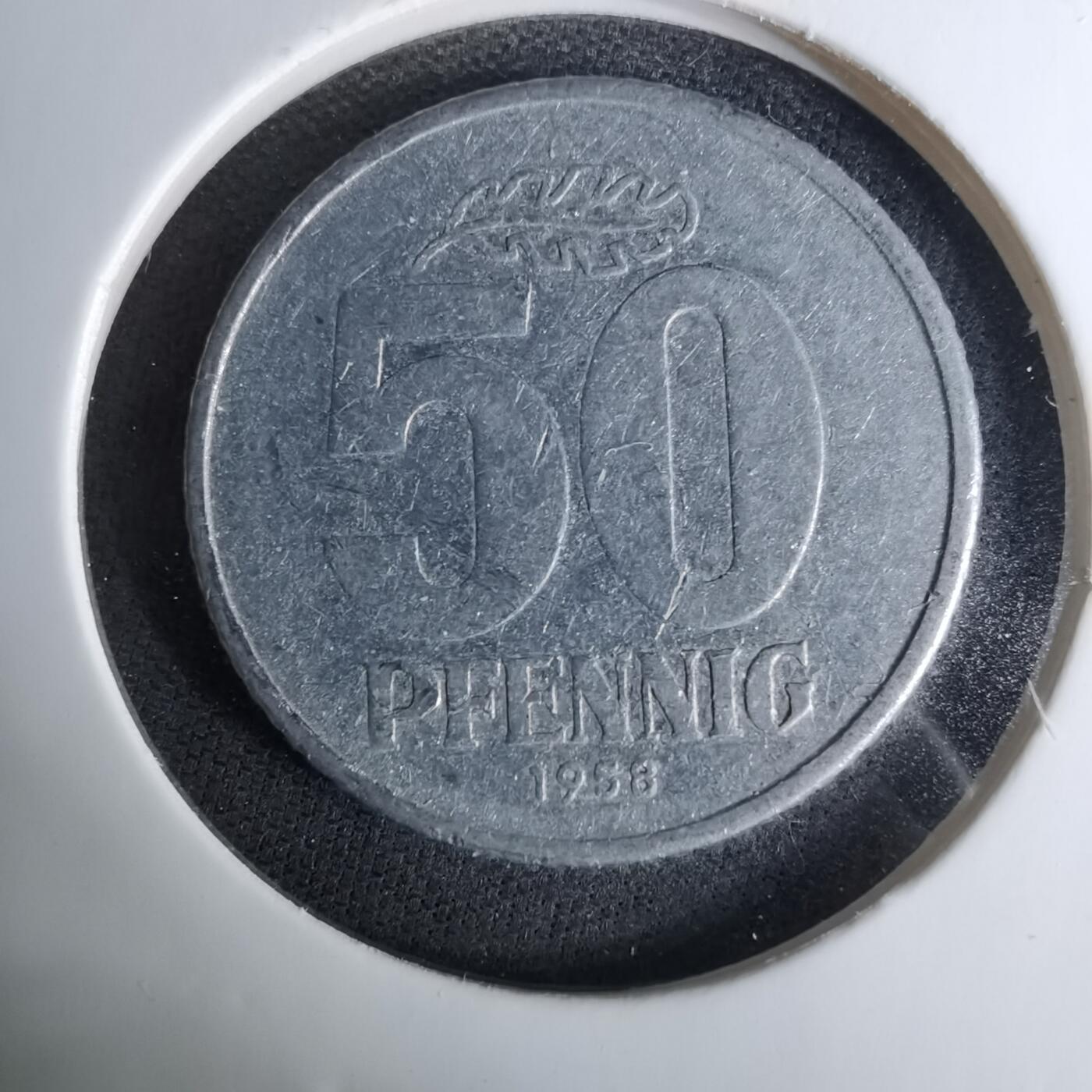 沼泽如烟--第1037场 东德1958年50芬尼